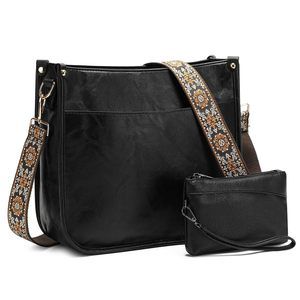 Leather Purses, 2Pcs/Set Vegan Crossbody Bags Hobo Bag :o)